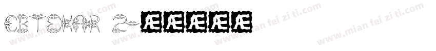 Ebtekar 2字体转换